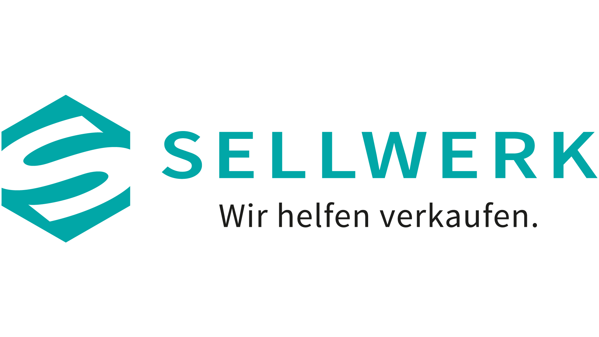 SELLWERK Logo petrol schwarz quer NUR AUF WEISS ZULÄSSIG